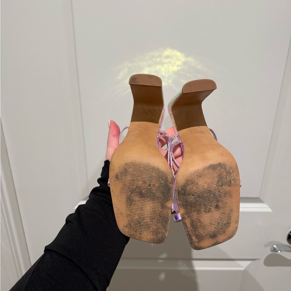 ASOS Silver and Purple Women's Heels - Picture 3 of 3